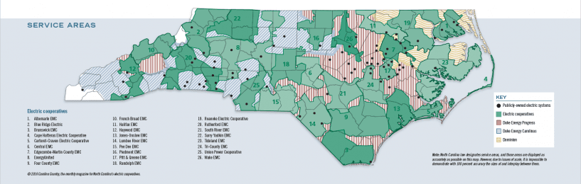 Electric Service Area Map